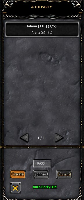 Auto Party Menu